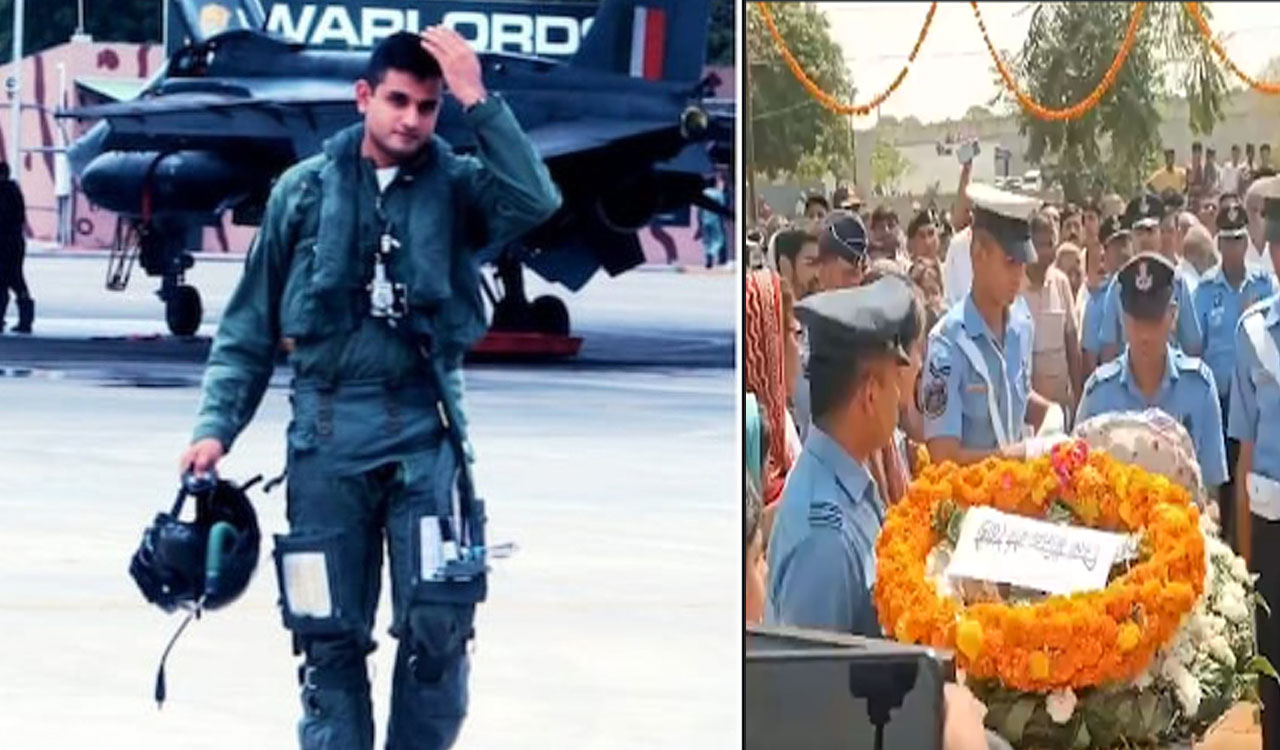 Jaguar jet crash: Flight Lieutenant Siddharth Yadav cremated with full military honour