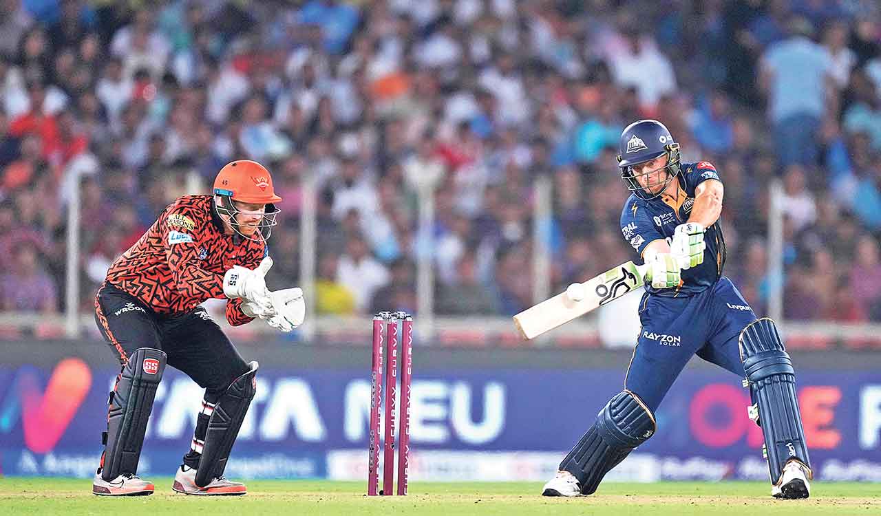 Sunrisers’ playoffs hope evaporates as Prasidh, Gill, Buttler power Gujarat Titans to a 38-run win