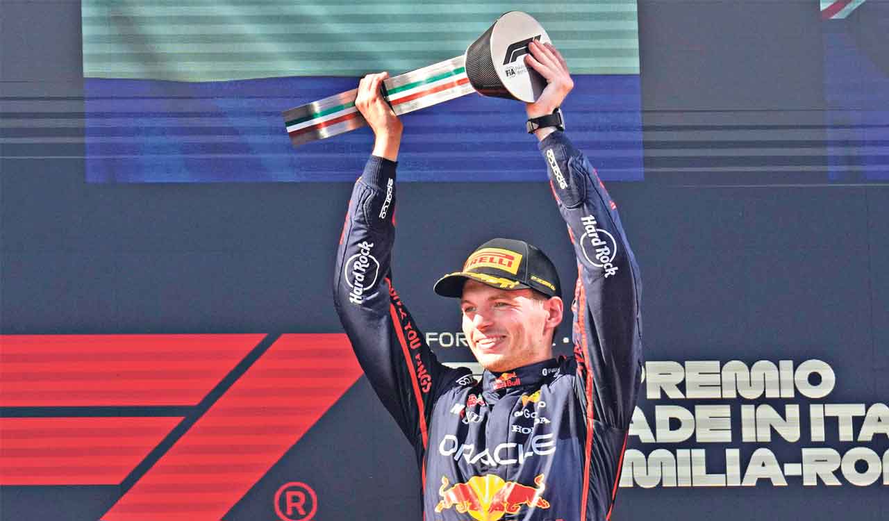 Red Bull’s Verstappen beats PIastri to win F1 Emilia-Romagna Grand Prix