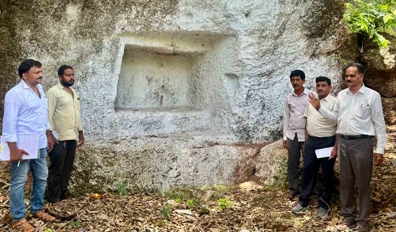 9th Century Jain rock-cut caves at Ananthagiri seek urgent protection, conservation