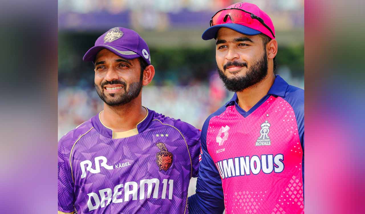 Ajinkya Rahane wins toss, opts to bat first in IPL 2025 clash between KKR and RR
