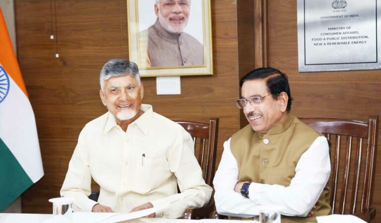 andhra pradesh cm naidu seeks centres support for states renewable energy initiatives