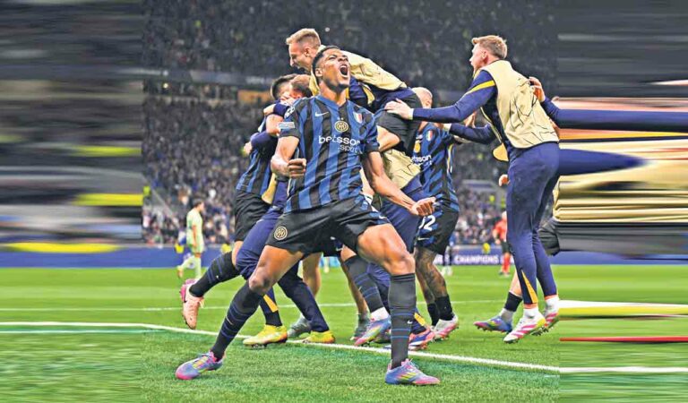 sports inter milan edge out barcelona 4 3 to enter champions league final