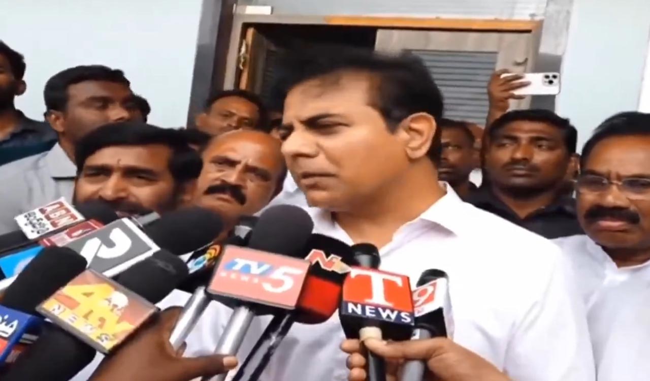 Congress conspiring to destroy Kaleshwaram project, putting Telangana growth at risk: KTR