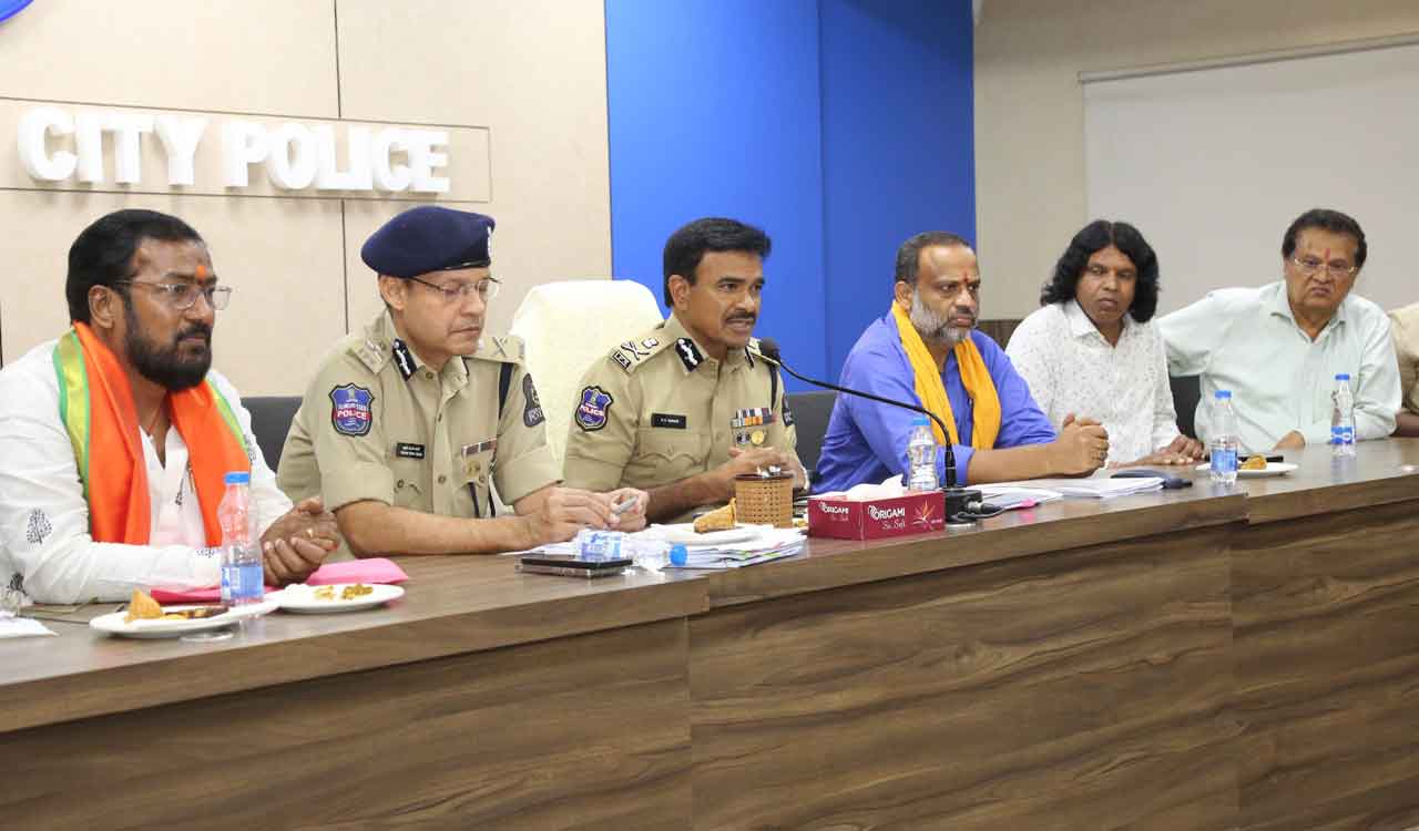 Hyderabad Commissioner CV Anand holds meeting with Gau Seva associations ahead of Bakrid to foster peaceful atmosphere