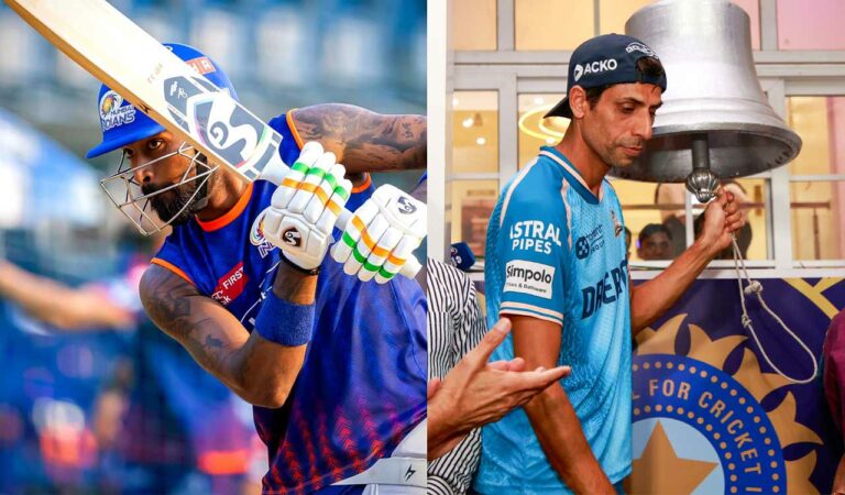 sports hardik pandya fined rs 24 lakh for slow over rate ashish nehra penalised for code breach