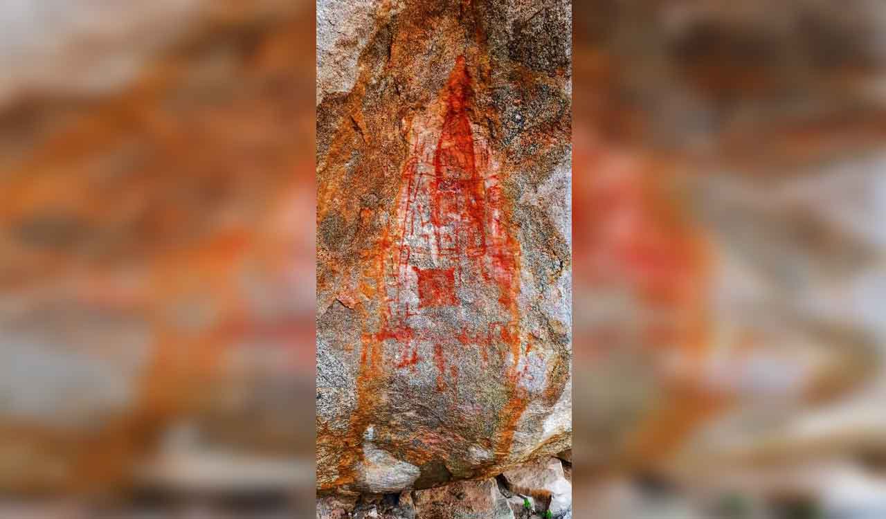 New rock art site believed to be of medieval period discovered in Mahabubnagar