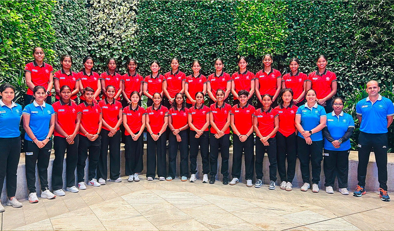 Indian jr women’s hockey team leaves for Four Nations Tournament