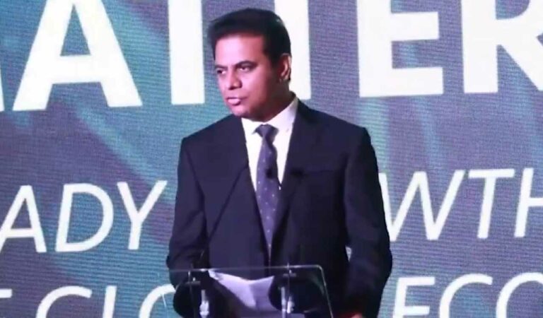 KT Rama Rao showcases Telangana as global growth model at Bridge India Week 2025 in London