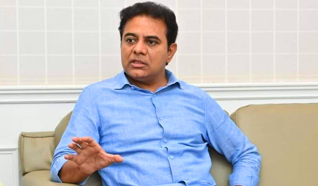 KTR takes dig at Revanth Reddy for attending NITI Aayog meet after ED chargesheet