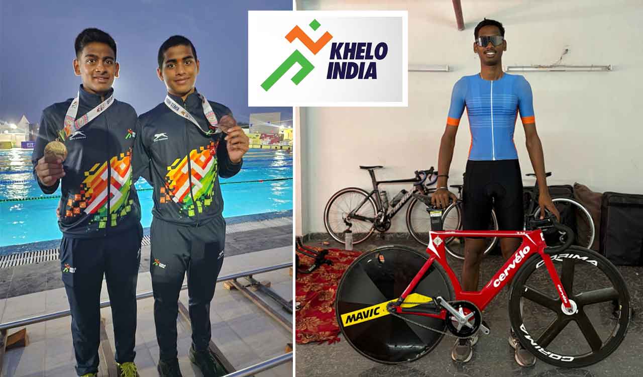 Telangana youth shine at Khelo India Youth Games, bag 3 gold in swimming