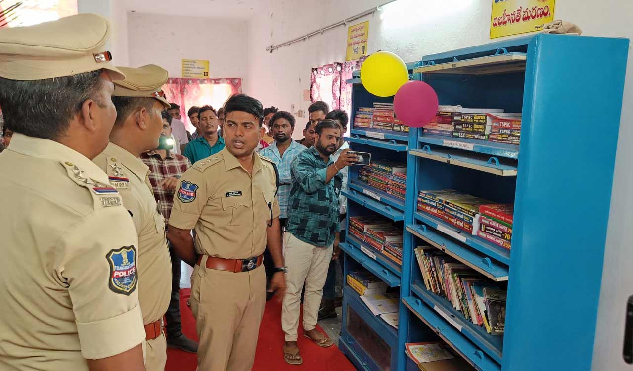 Abandoned police station turns library, beckons job aspirants in Telangana’s Asifabad