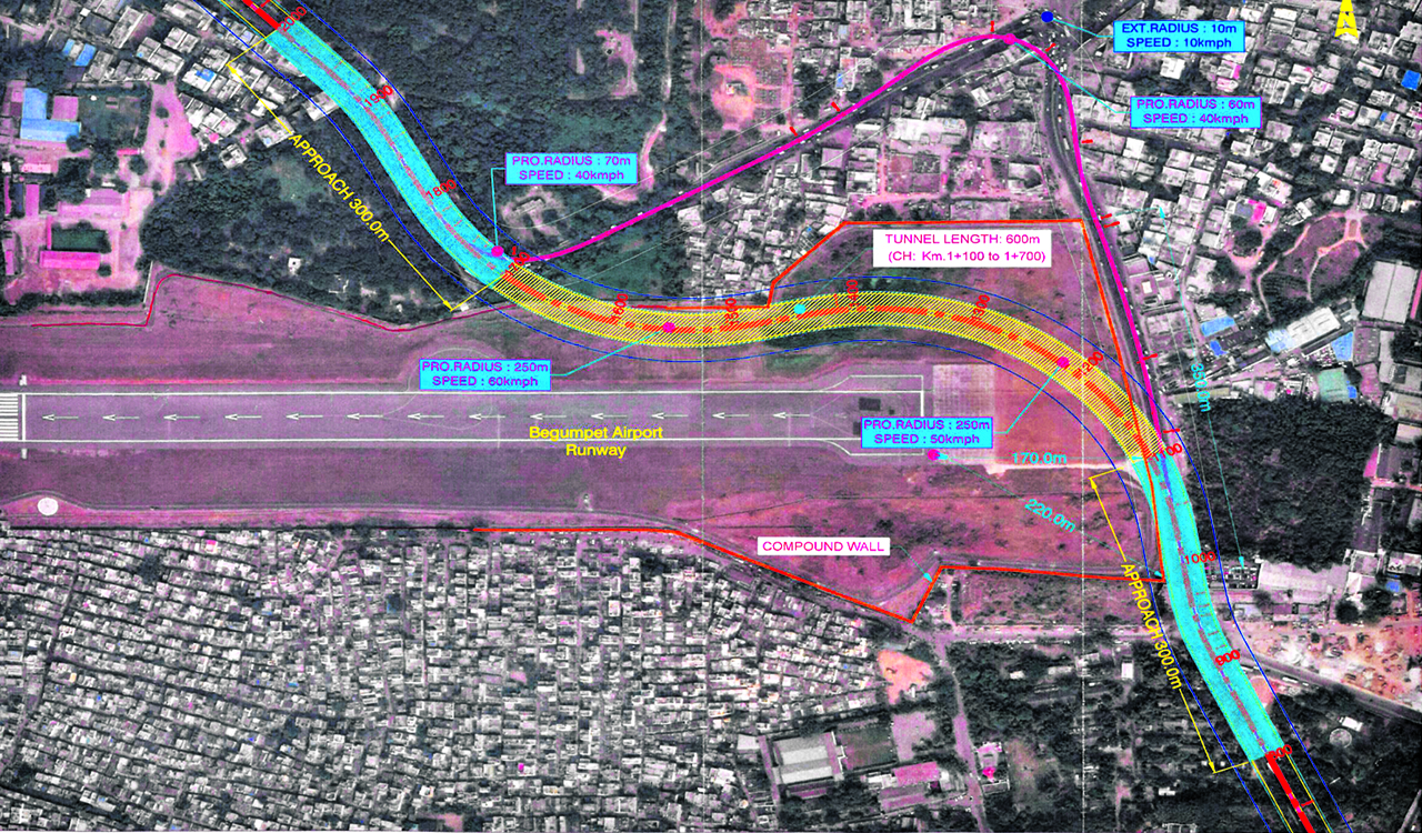 Elevated corridor on NH-44 between Paradise Junction and Dairy Farm Road enters fast track mode