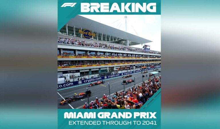 Miami Grand Prix extended until 2041 bec