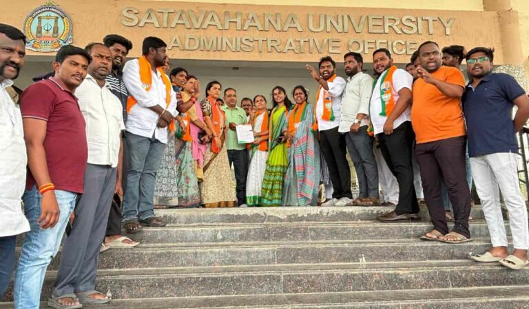 BJP Mahila Morcha demands action against Prof Sujatha for comments on Operation Sindoor