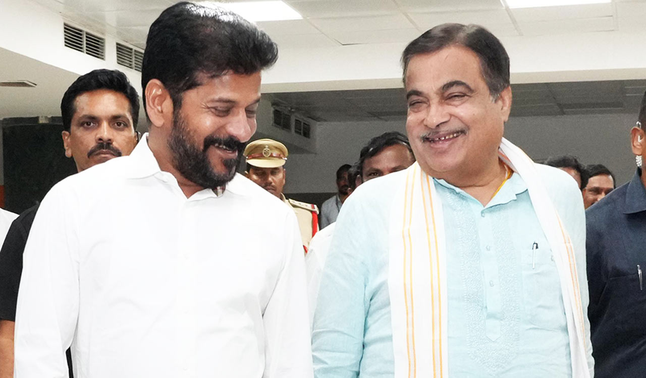Telangana Chief Minister Revanth Reddy urges Nitin Gadkari to approve northern part of Regional Ring Road