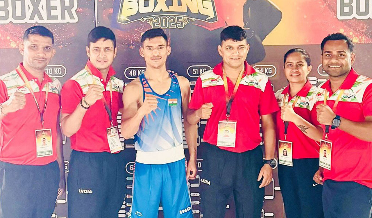 Pawan Bartwal storms into quarter-final at the Thailand International boxing championship