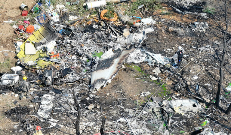 South Korean navy patrol plane crashes in country's south