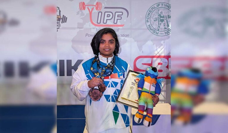 Karimnagar powerlifter wins brone in Asian powerlifting championship