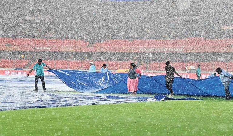 sports rain sinks srh playoffs hopes strong show against delhi goes in vain as match gets called off