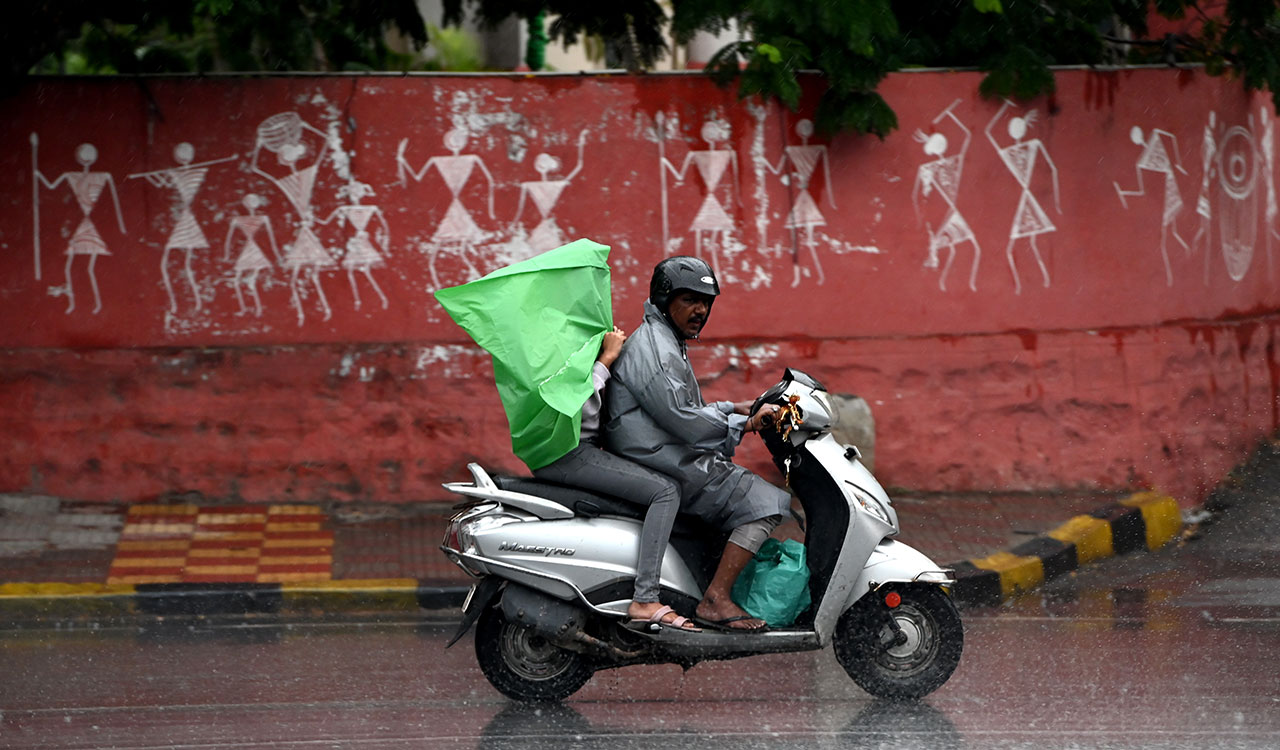 Hyderabad and districts battered by rains in peak summer