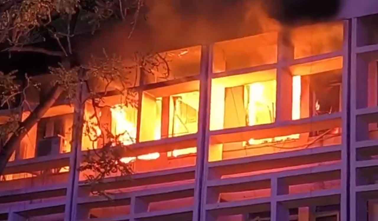 Investigation launched to look into fire at SBI building in Secunderabad