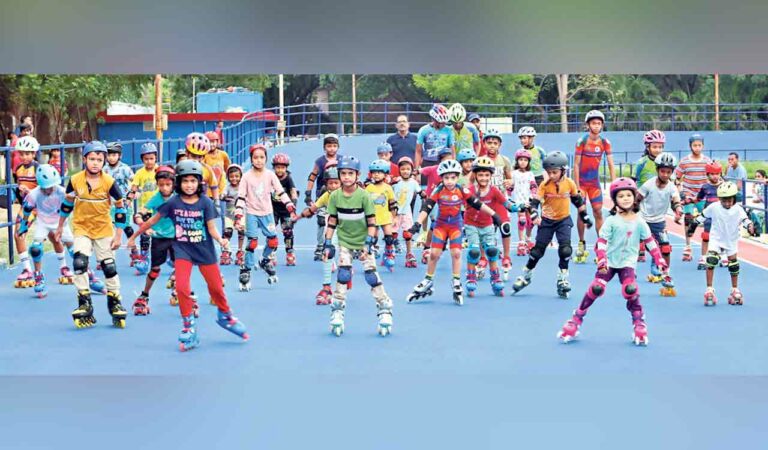 sports ghmc summer camp for roller skating evokes good response