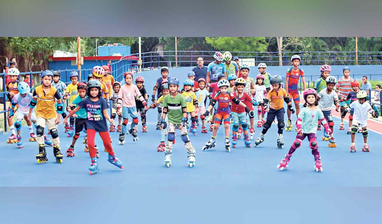 GHMC summer camp for roller skating evokes good response