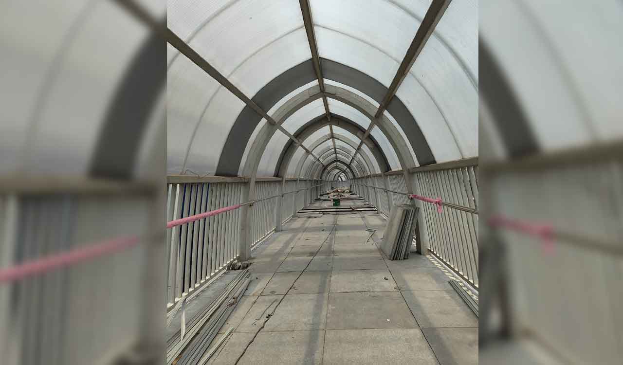 Hyderabad’s new skywalk at Mehdipatnam likely to operate from July