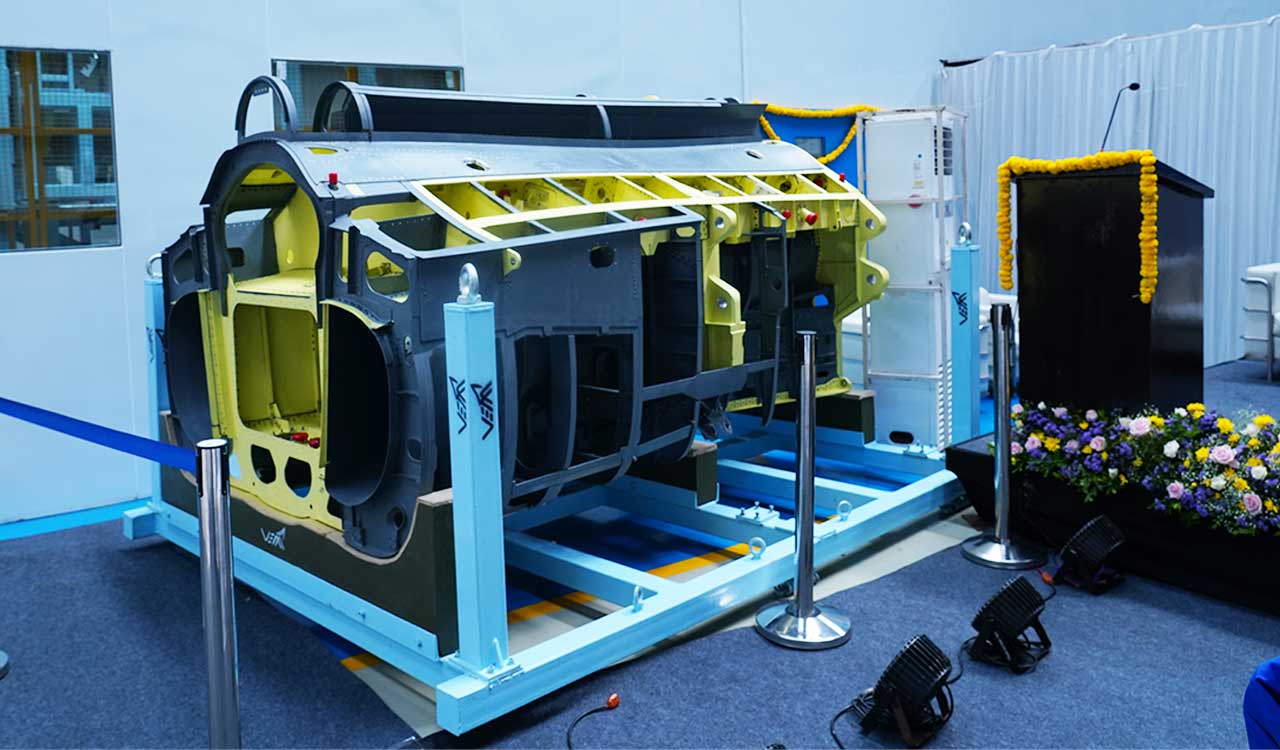 Hyderabad-based firm hands over first centre fuselage for LCA Tejas Mk1A to HAL