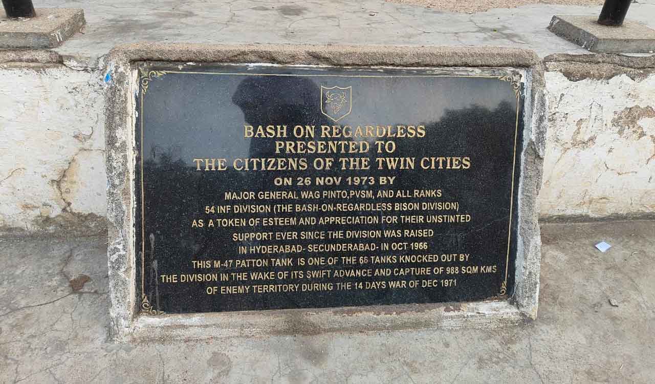 Here’s the story behind Hyderabad’s iconic Patton Tank perching on Tank Bund road