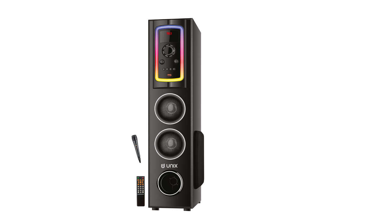 UNIX launches drake tower speaker for home entertainment, priced at Rs 6,000
