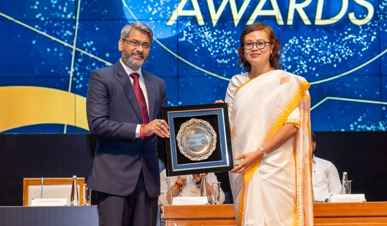 Sports Authority of Telangana honoured by AIFF for promoting football
