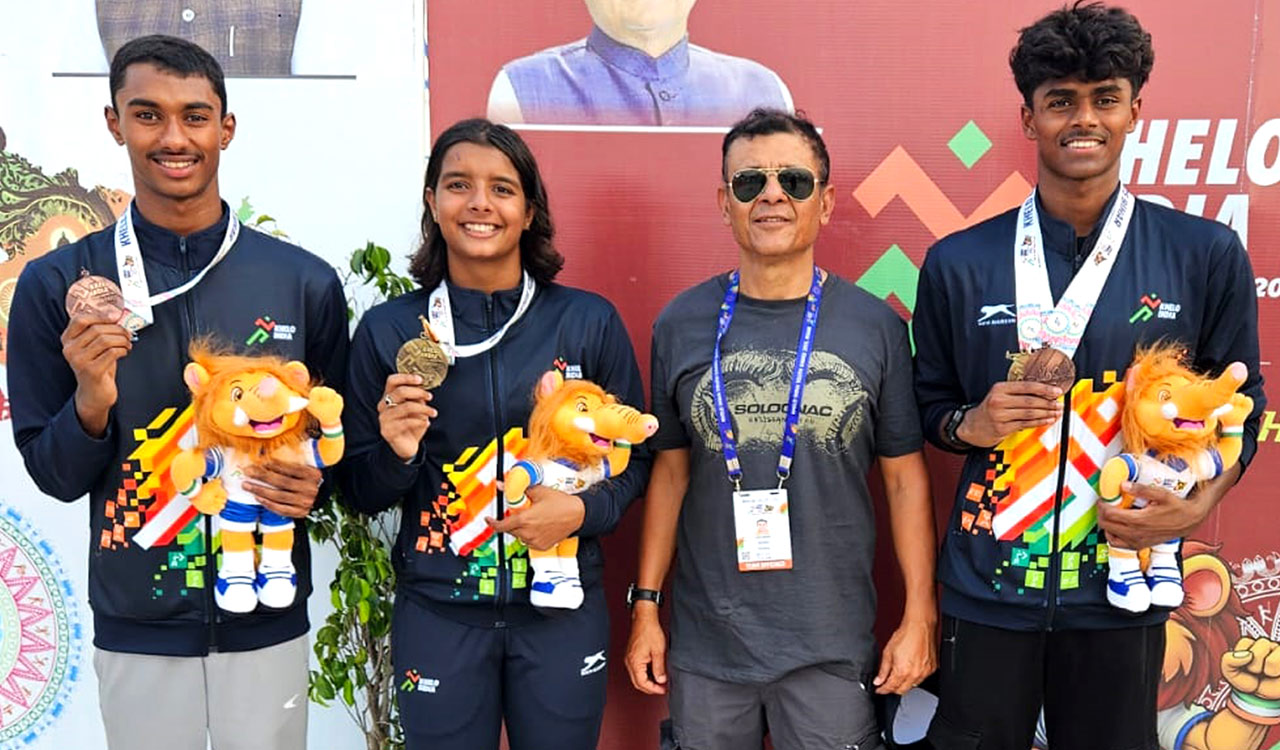 Hyderabad: Telangana swimmers bagged two gold and two bronze in the Khelo India Youth Games