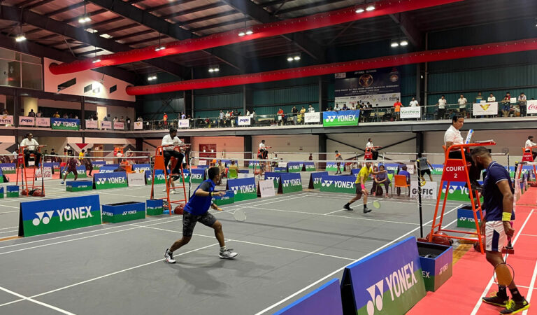 sports saneeth beats sathyamoorthy at yonex sunrise all india senior ranking badminton championship