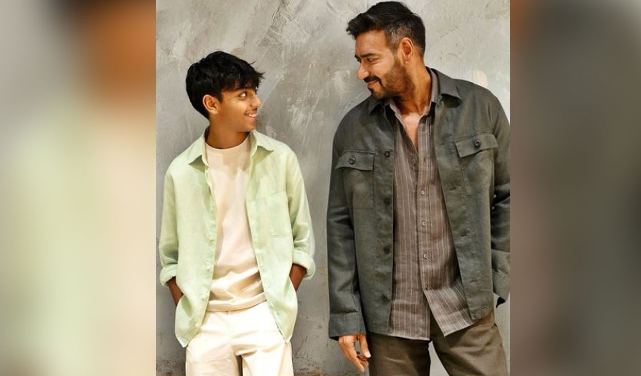 Ajay Devgn shares hilarious reason to teach son Yug about films early