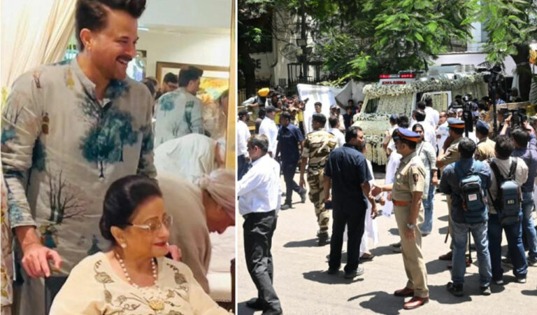 entertainment anil kapoors mother nirmal kapoor passes away cremated in presence of family and friends