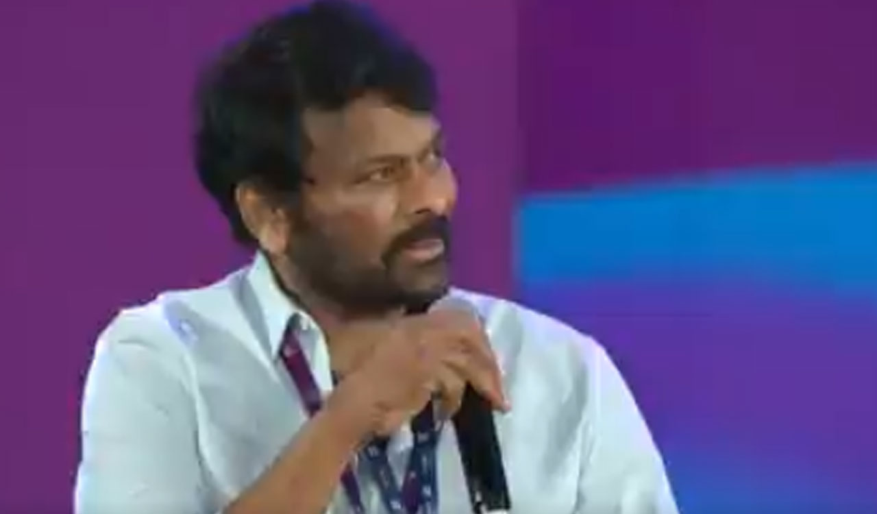 Waves 2025: Chiranjeevi shares how he drew inspiration from Amitabh Bachchan, Mithun Chakraborty