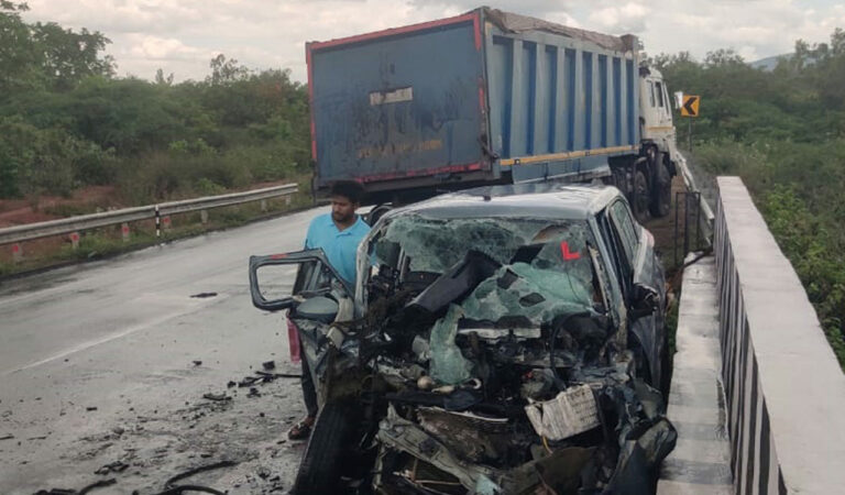 Speeding coal tipper kills mother and son in Kothagudem; second tipper accident in two days