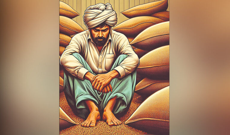 Telangana: Farmer attempts suicide over delayed grain procurement