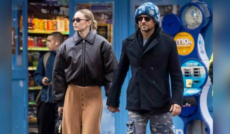 entertainment gigi hadid bradley cooper go instagram official with a passionate kiss