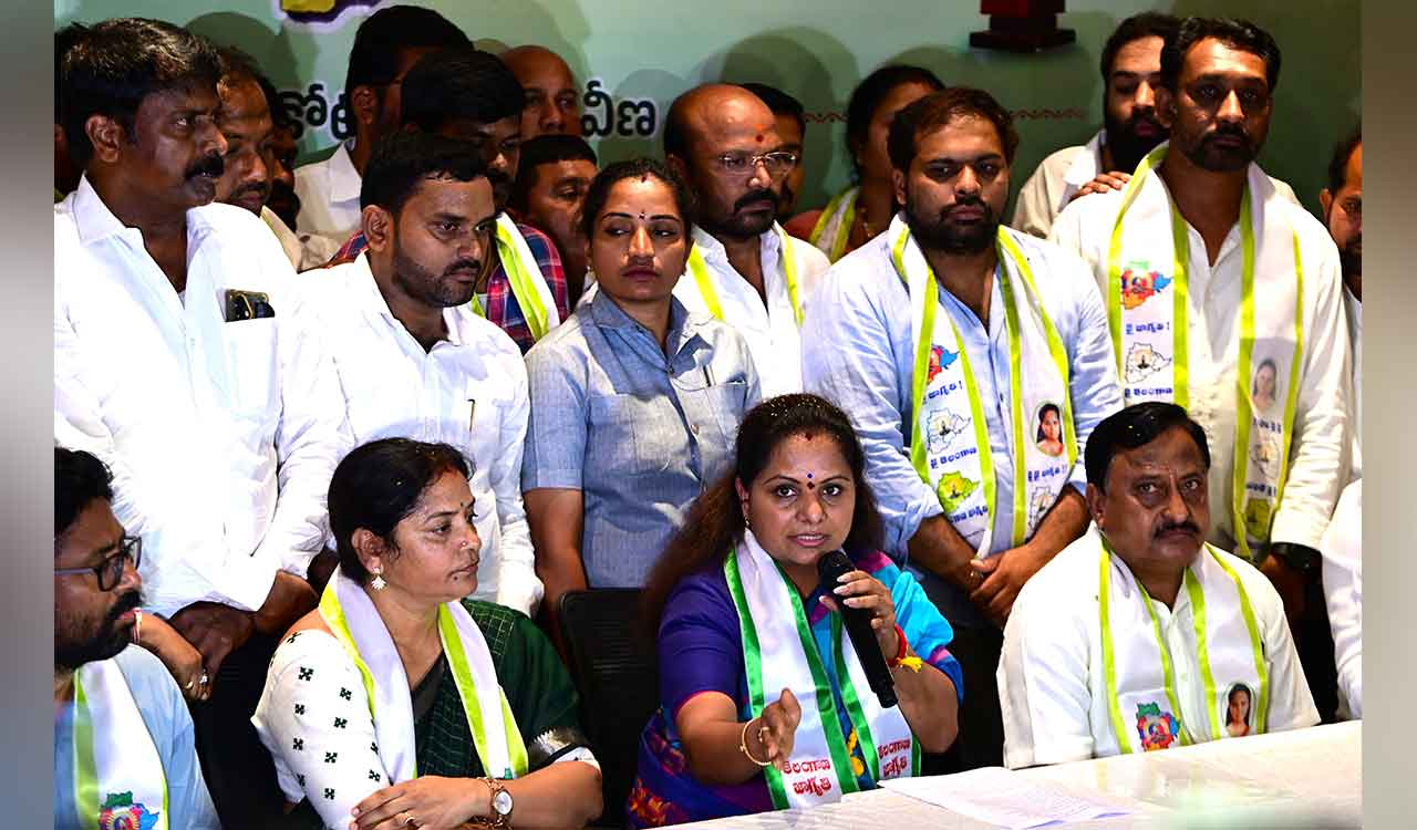 BRS leader K Kavitha calls for Maha Dharna at Indira Park on June 4 to protest Kaleshwaram Commission notice to KCR