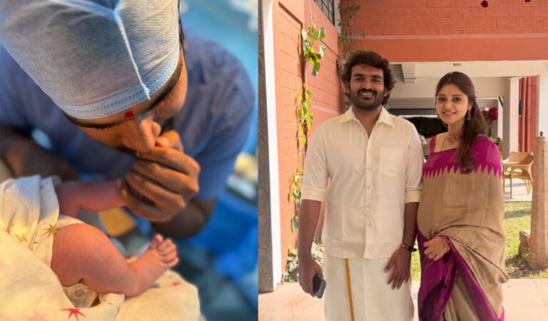 entertainment kiran abbavaram and rahasya gorak welcome their first baby