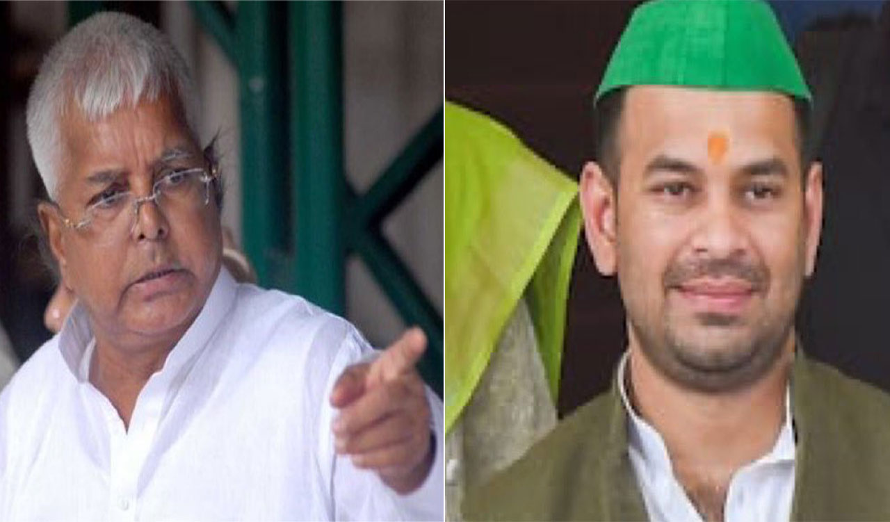 Lalu Prasad expels elder son Tej Pratap from RJD, snaps all family ties