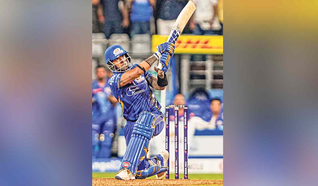 Suryakumar’s blistering 73 puts Mumbai in IPL playoffs, Delhi knocked out