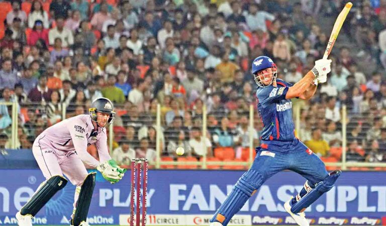 Marsh comes blazing as Lucknow Super Giants beat Gujarat Titans