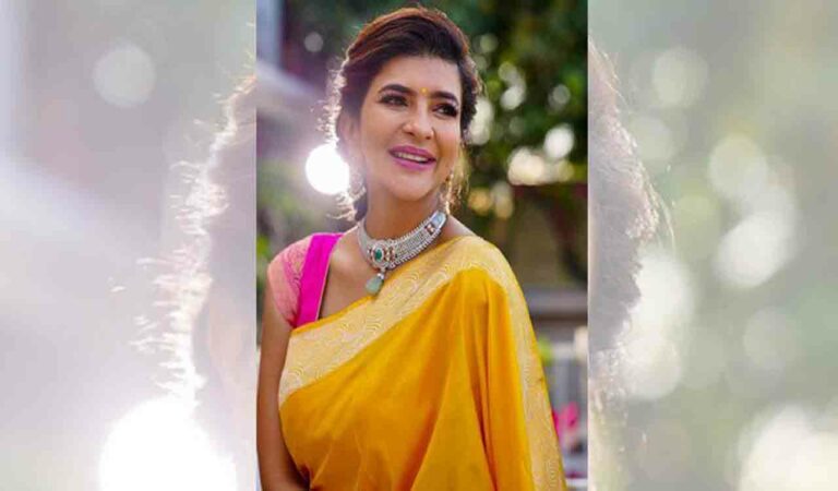 entertainment lakshmi manchu for me saree is the most feminine garment