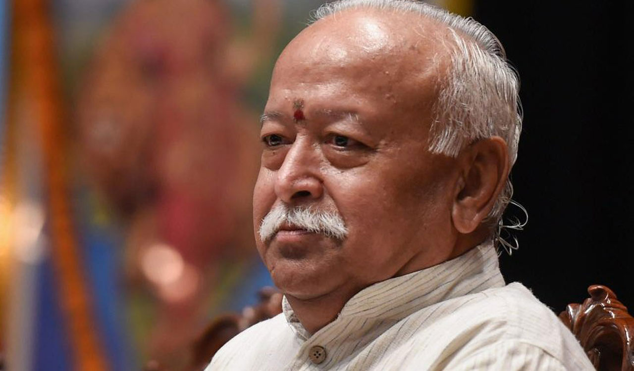 RSS chief Mohan Bhagwat says country is facing ‘wickedness of evil forces’ on its borders, calls for making Bharat mighty