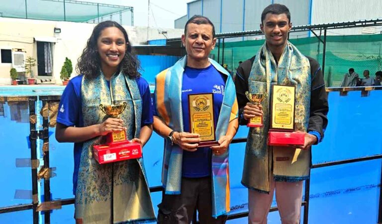 Varshith, Jeevika adjudged 'individual champions’ in swimming selection trials