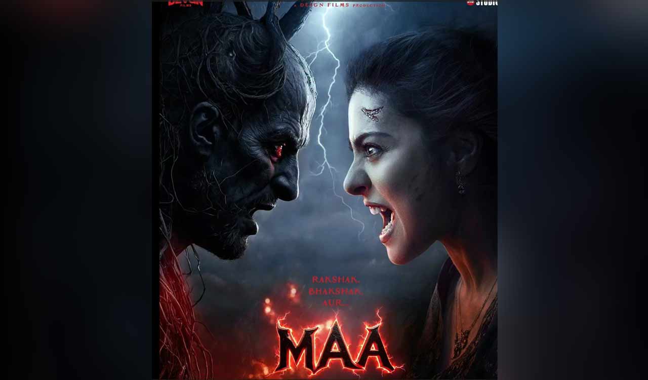 Kajol unleashes her inner warrior in fiery new avatar for ‘MAA’ poster